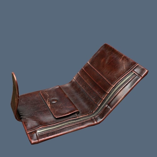 Shabby wallet